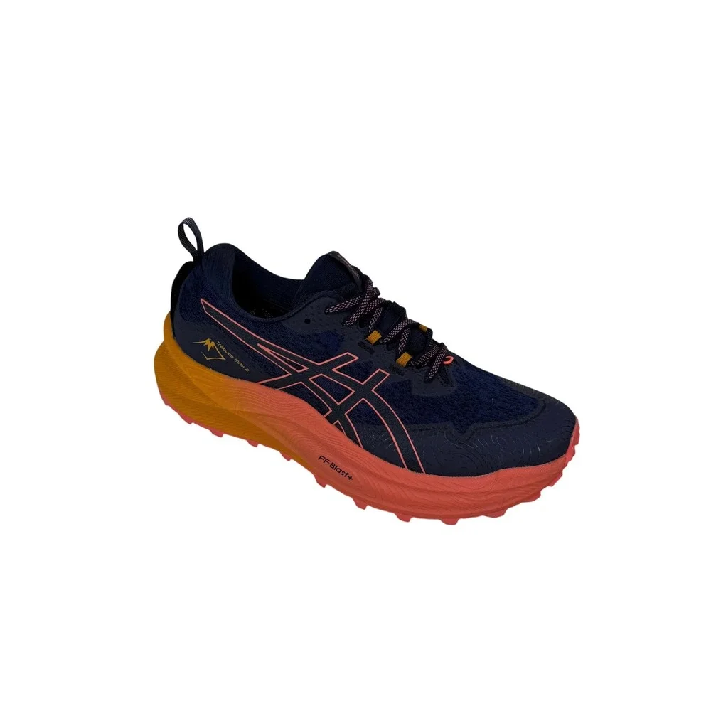 Asics Trabuco Max 2 Trail Running Shoes‎ Womens 11 Midnight Papaya 1012B426 400